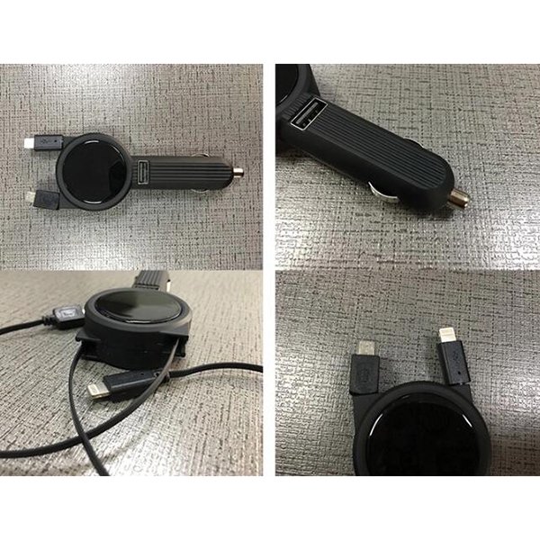 帶線車用充電器QC3.0-USBx1_5
